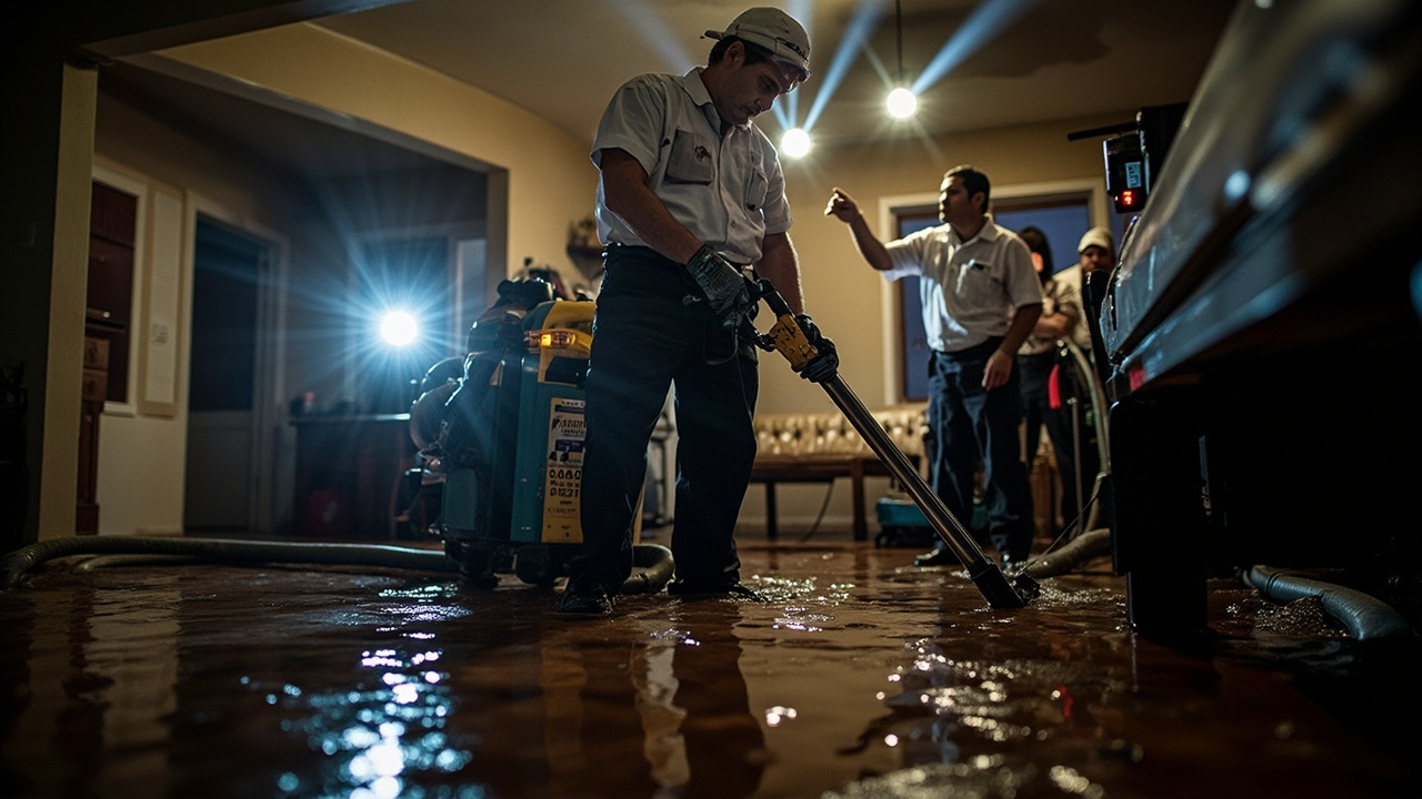Our Emergency Water Extraction Process