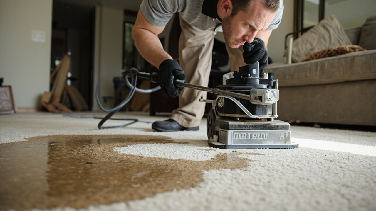 How Professional Water Damage Carpet Extraction Works