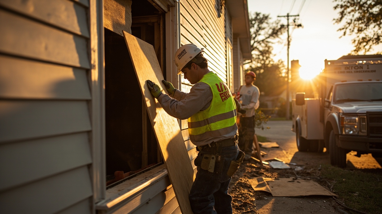 How Professional Board-Up Services Stop Damage Progression