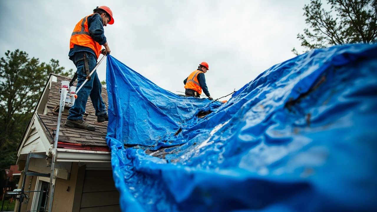 Emergency Roof Leak Tarping in Memphis – 24/7 Dispatch Stops Water Damage in Under 90 Minutes