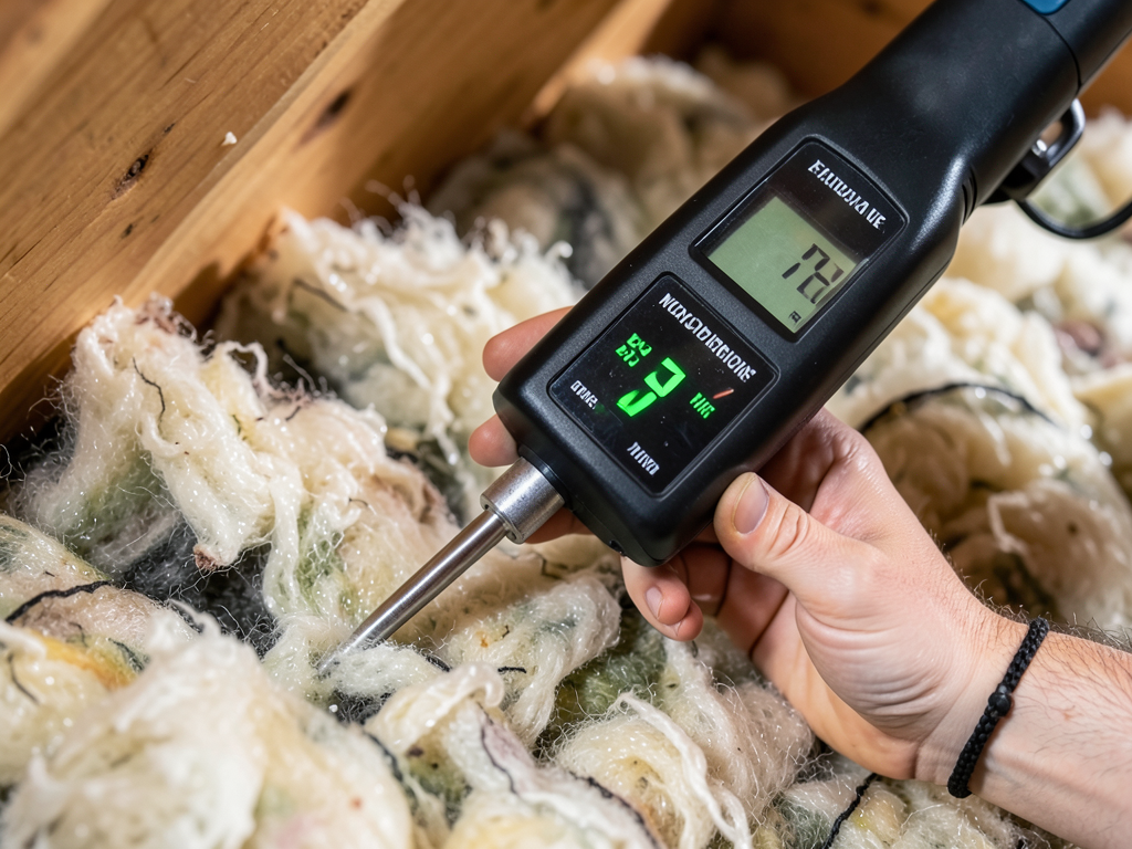 Can you actually dry out wet fiberglass insulation