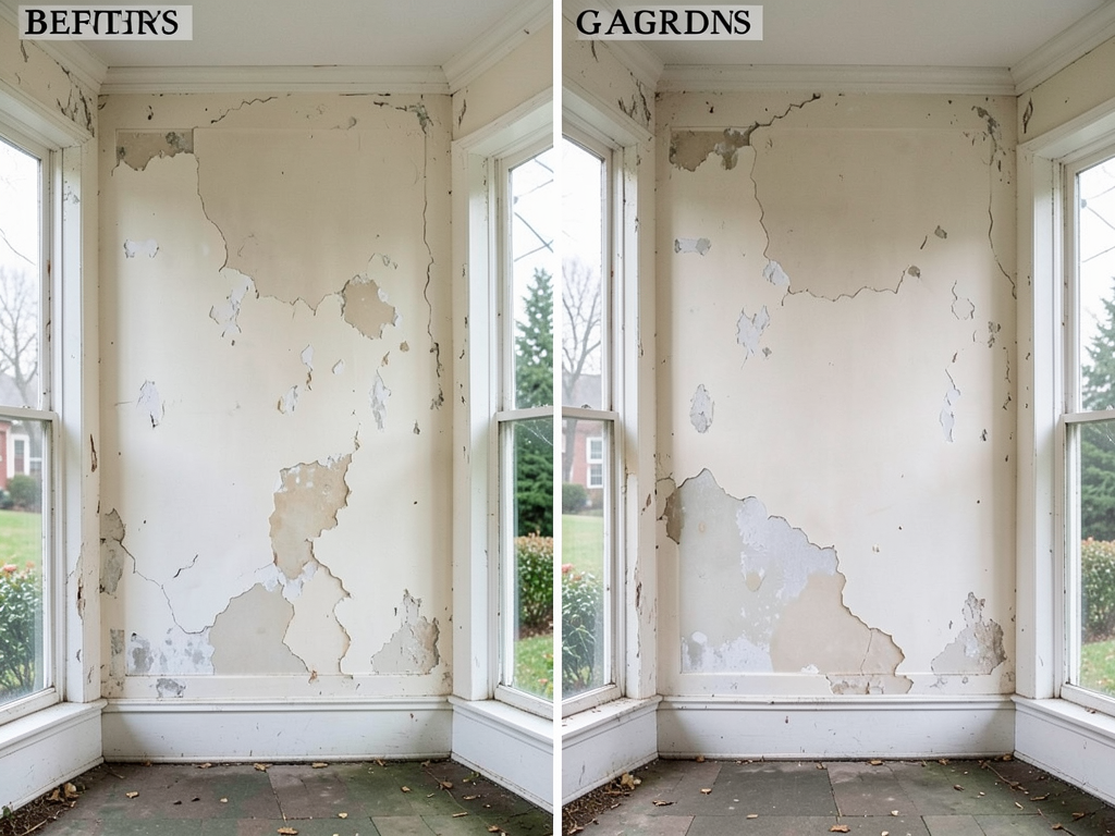 Drying out the lath and plaster walls in your historic Central Gardens home