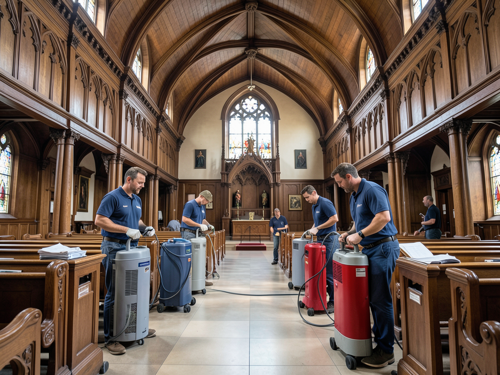 Handling water damage and mold in historic Memphis churches or community halls