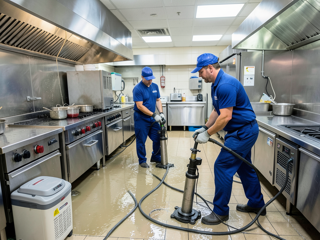 Recovering from a commercial kitchen flood in your