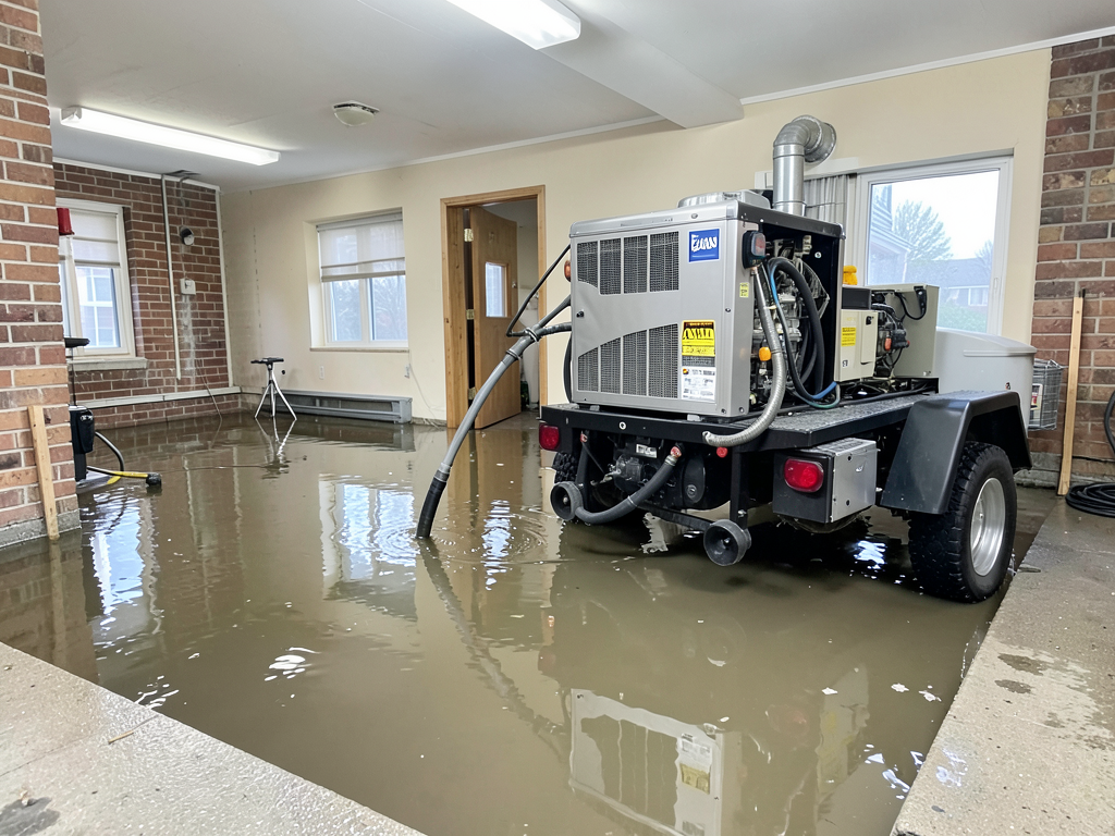The unique challenges of drying out a finished basement in an Eads estate