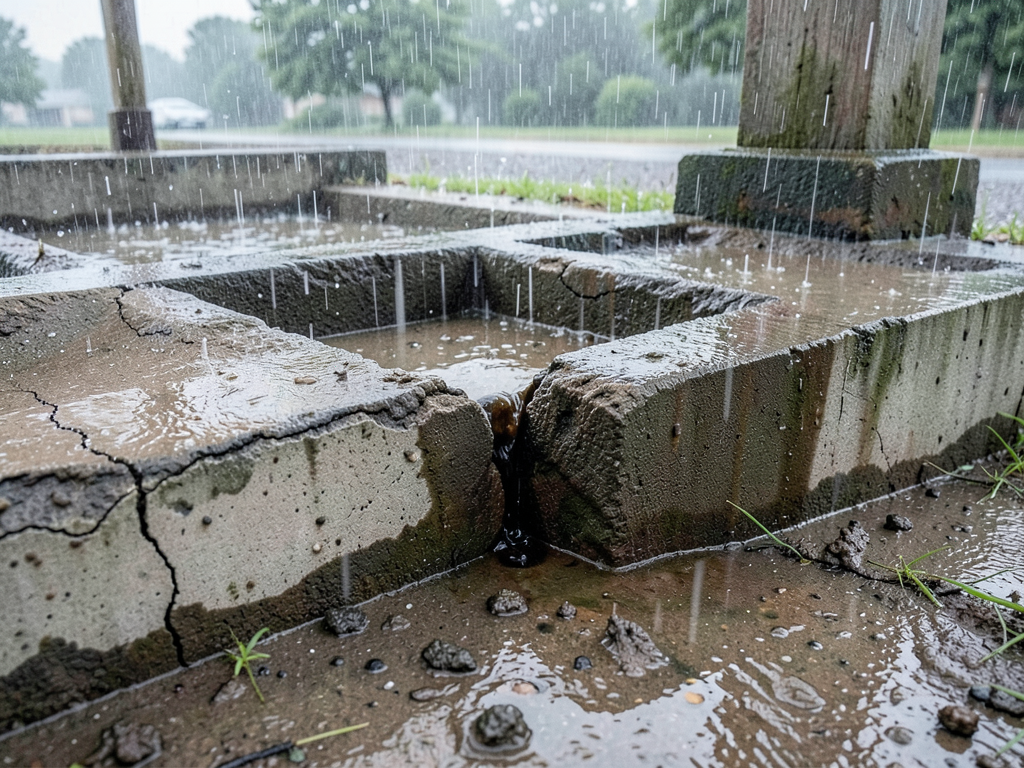Why Cordova clay soil causes basement walls to shift and leak after a storm